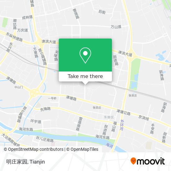 明庄家园 map