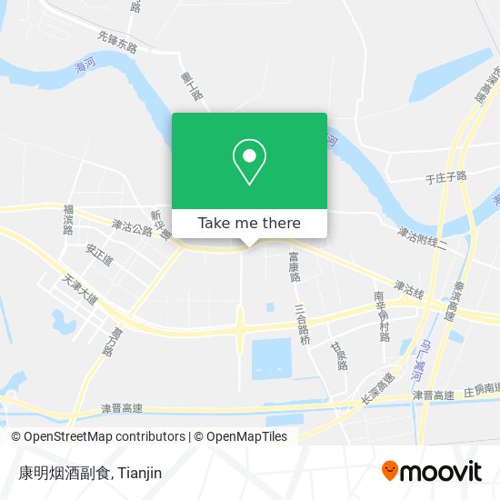 康明烟酒副食 map