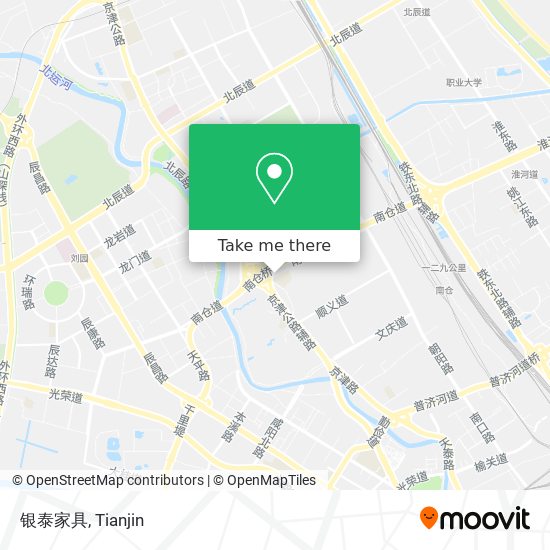 银泰家具 map