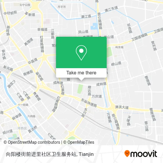 向阳楼街前进里社区卫生服务站 map