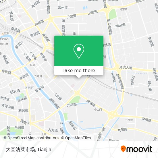 大直沽菜市场 map