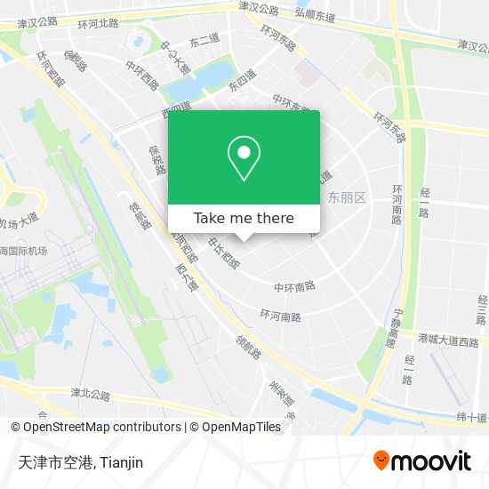 天津市空港 map