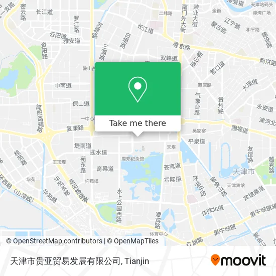 天津市贵亚贸易发展有限公司 map