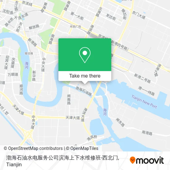 渤海石油水电服务公司滨海上下水维修班-西北门 map