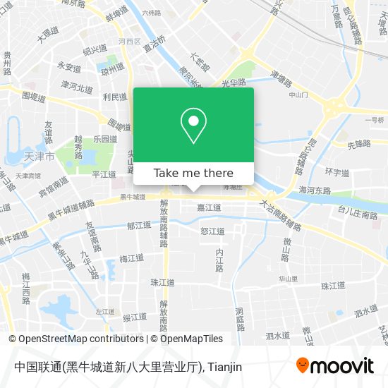 中国联通(黑牛城道新八大里营业厅) map