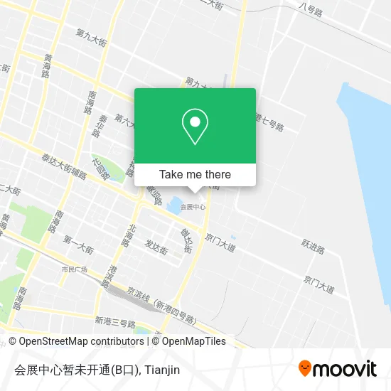 会展中心暂未开通(B口) map