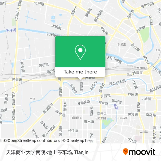 天津商业大学南院-地上停车场 map