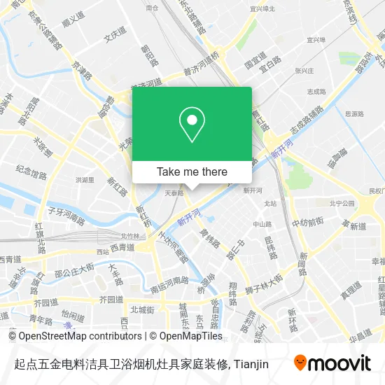 起点五金电料洁具卫浴烟机灶具家庭装修 map