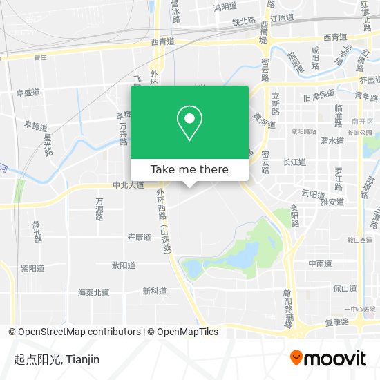 起点阳光 map
