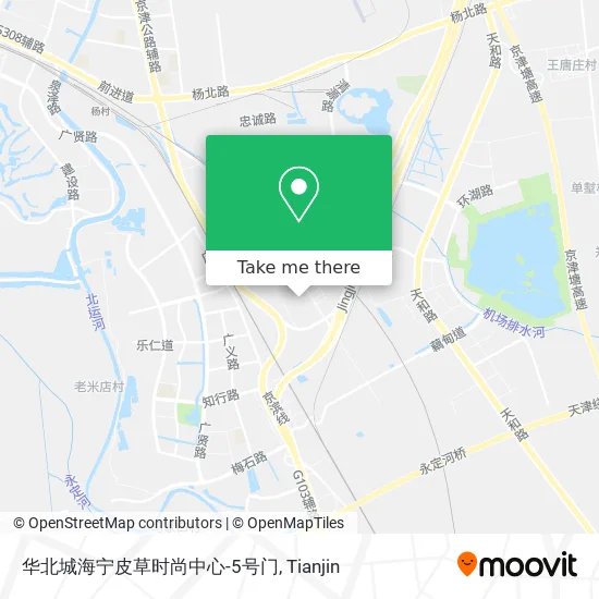 华北城海宁皮草时尚中心-5号门 map