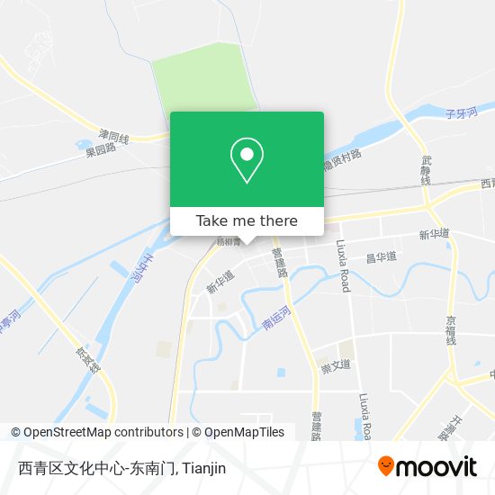 西青区文化中心-东南门 map