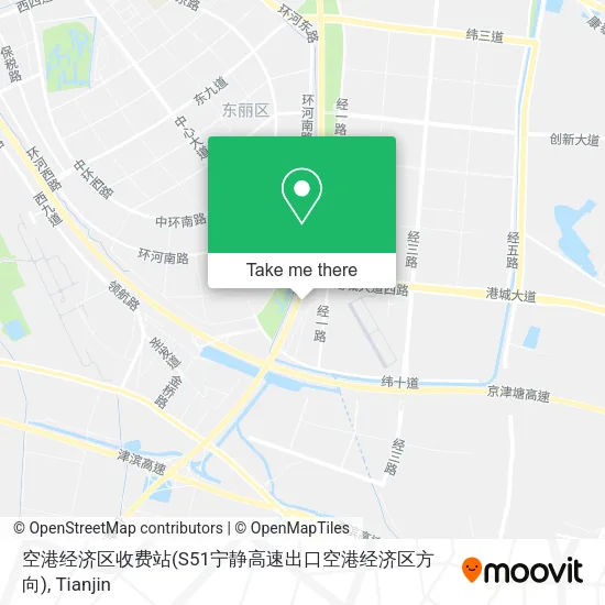 空港经济区收费站(S51宁静高速出口空港经济区方向) map