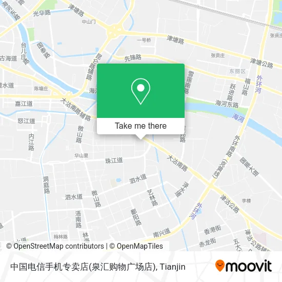 中国电信手机专卖店(泉汇购物广场店) map