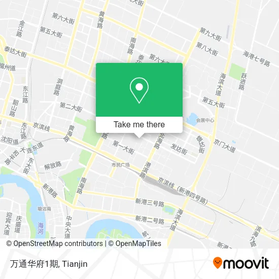 万通华府1期 map