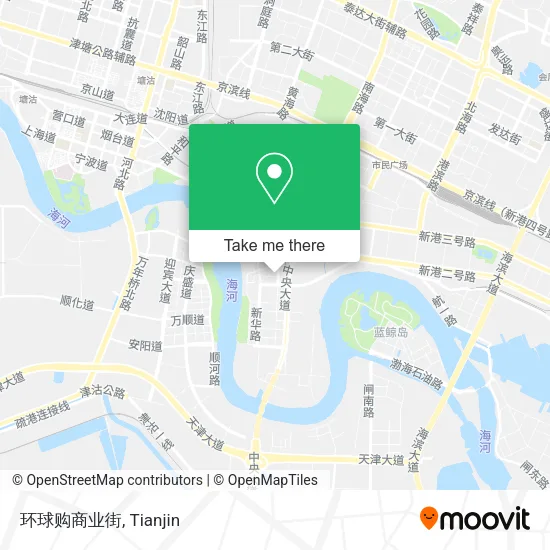 环球购商业街 map