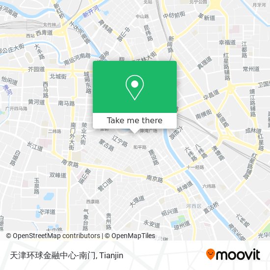天津环球金融中心-南门 map