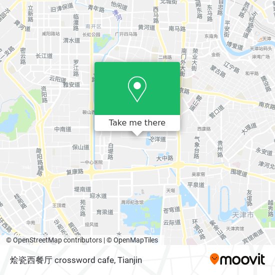 烩瓷西餐厅 crossword cafe map