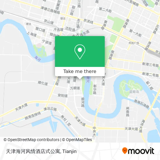 天津海河风情酒店式公寓 map
