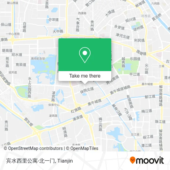 宾水西里公寓-北一门 map