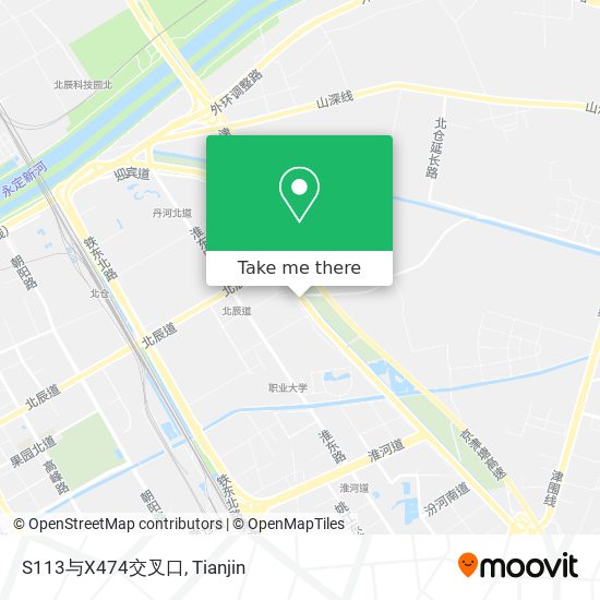 S113与X474交叉口 map