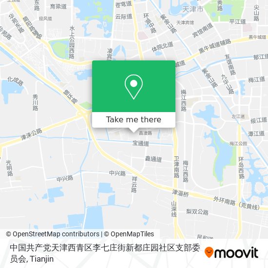 中国共产党天津西青区李七庄街新都庄园社区支部委员会 map