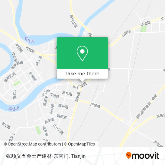 张顺义五金土产建材-东南门 map