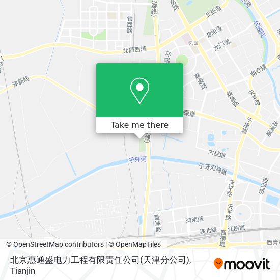 北京惠通盛电力工程有限责任公司(天津分公司) map