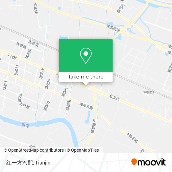 红一方汽配 map