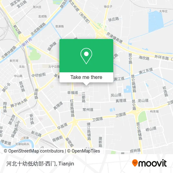 河北十幼低幼部-西门 map