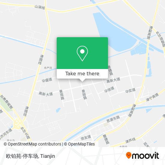 欧铂苑-停车场 map