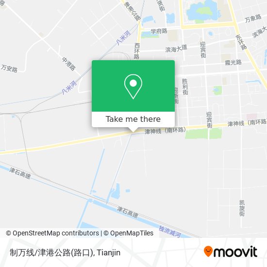 制万线/津港公路(路口) map