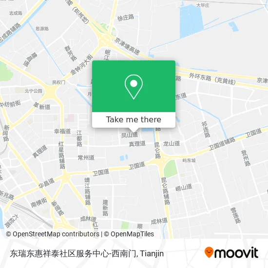 东瑞东惠祥泰社区服务中心-西南门 map
