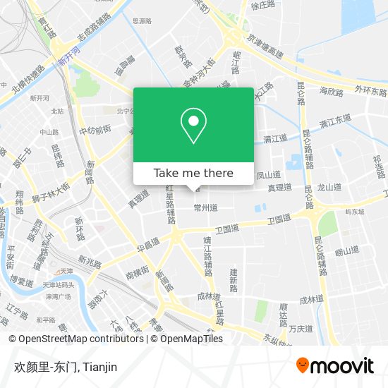 欢颜里-东门 map