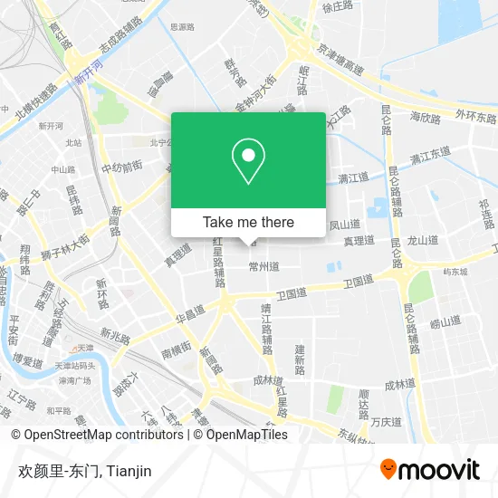 欢颜里-东门 map