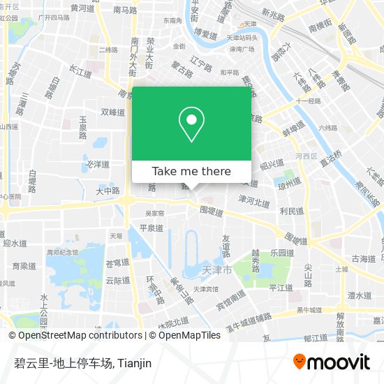 碧云里-地上停车场 map