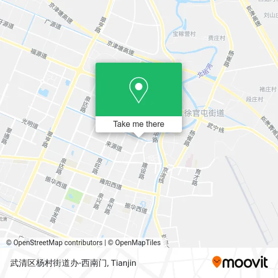 武清区杨村街道办-西南门 map