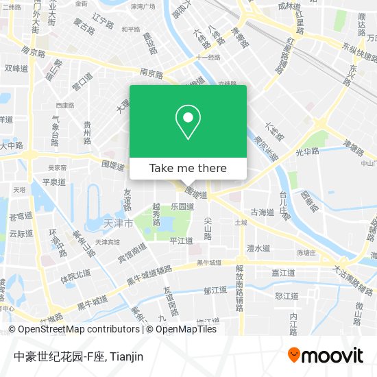 中豪世纪花园-F座 map
