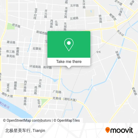 北极星美车行 map
