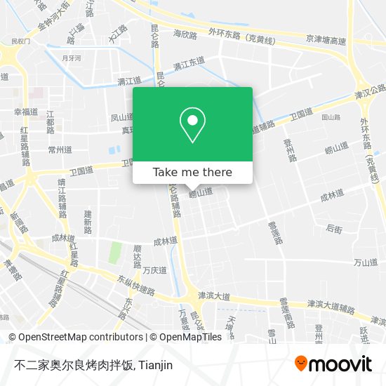 不二家奥尔良烤肉拌饭 map