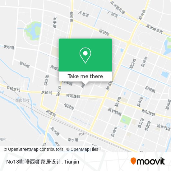 No18咖啡西餐家居设计 map