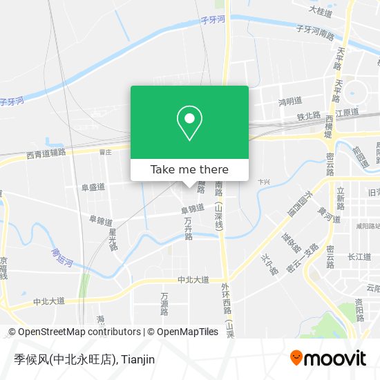 季候风(中北永旺店) map