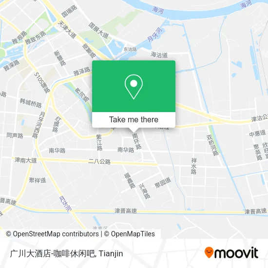 广川大酒店-咖啡休闲吧 map