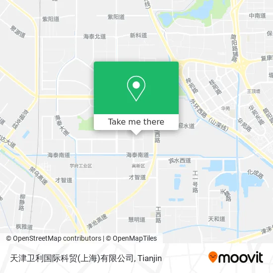 天津卫利国际科贸(上海)有限公司 map