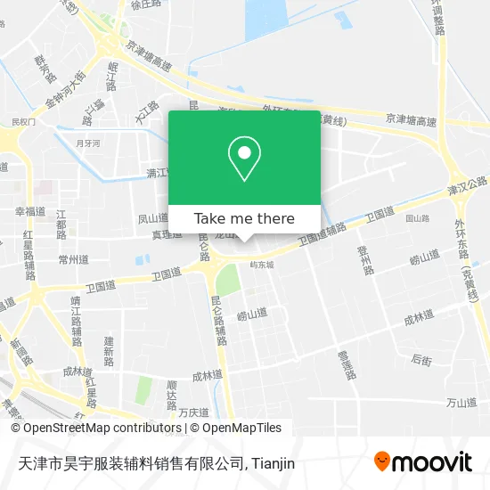 天津市昊宇服装辅料销售有限公司 map