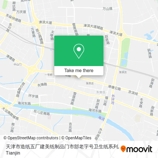 天津市造纸五厂建美纸制品门市部老字号卫生纸系列 map