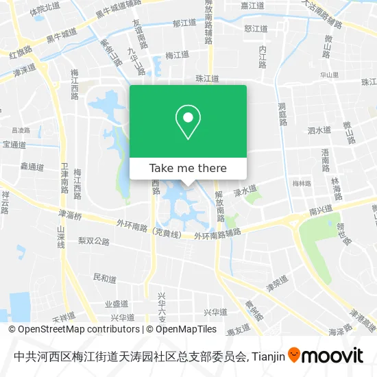 中共河西区梅江街道天涛园社区总支部委员会 map