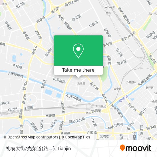 礼貌大街/光荣道(路口) map