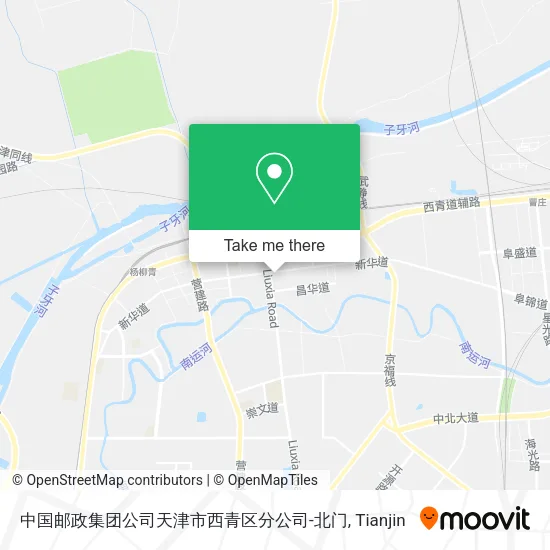 中国邮政集团公司天津市西青区分公司-北门 map