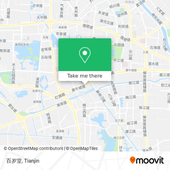 百岁堂 map