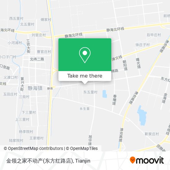 金领之家不动产(东方红路店) map